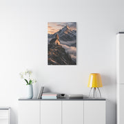 Lone Alpine Chapel Sunrise Wall Art & Canvas Print