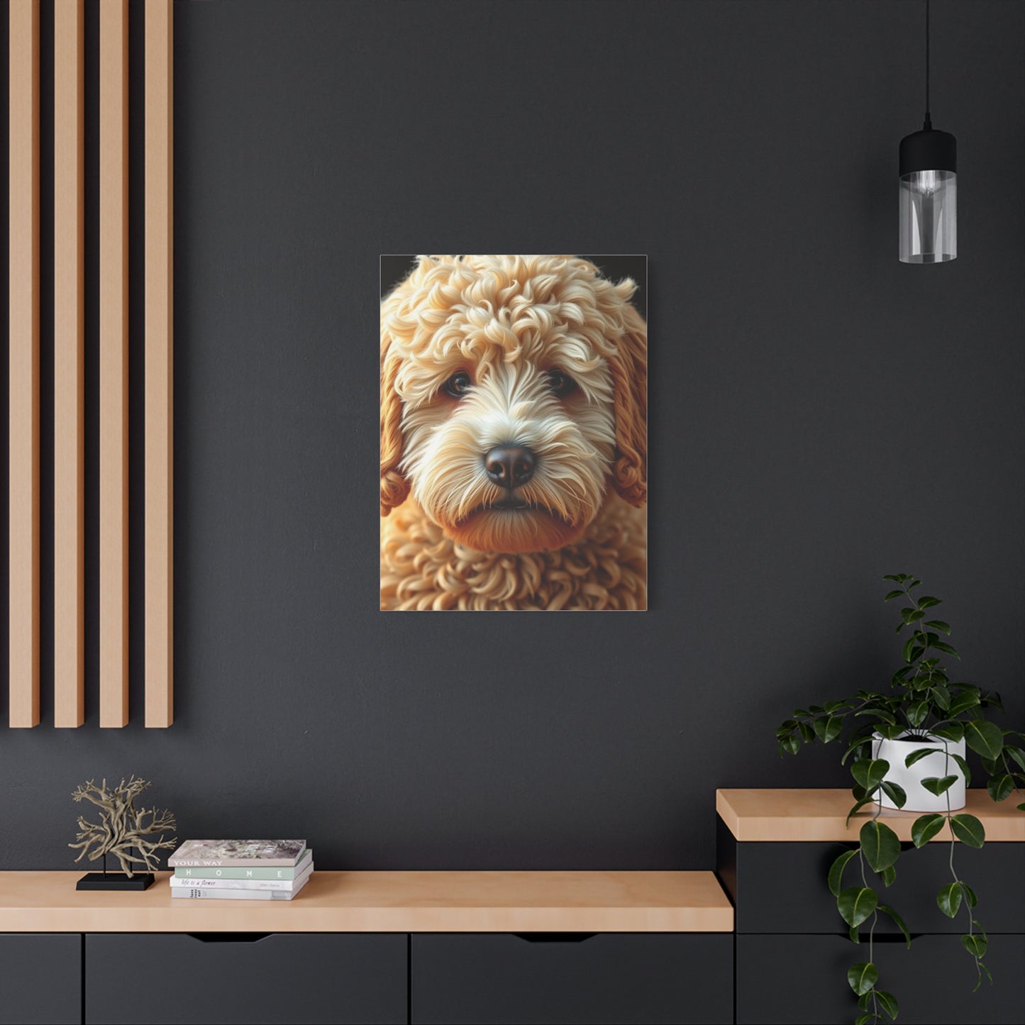 Premium Golden Doodle Art Supreme Canvas Gallery Wall Art & Canvas Print
