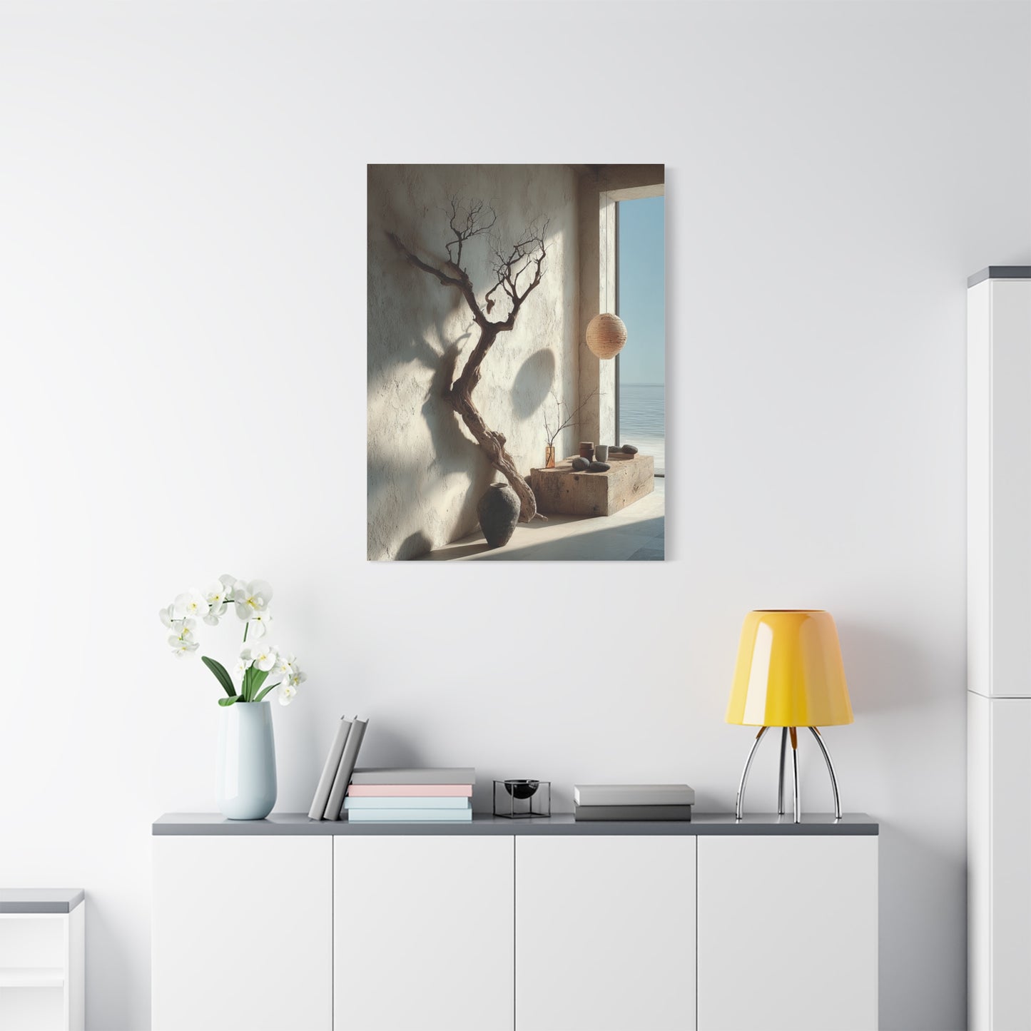 Wabi-Sabi Driftwood Interior Wall Art & Canvas Print
