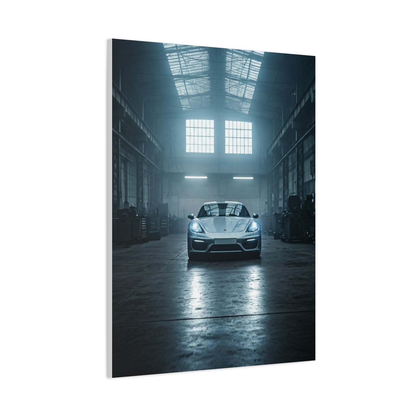 Porsche 718 Cayman Workshop Precision Wall Art & Canvas Prints