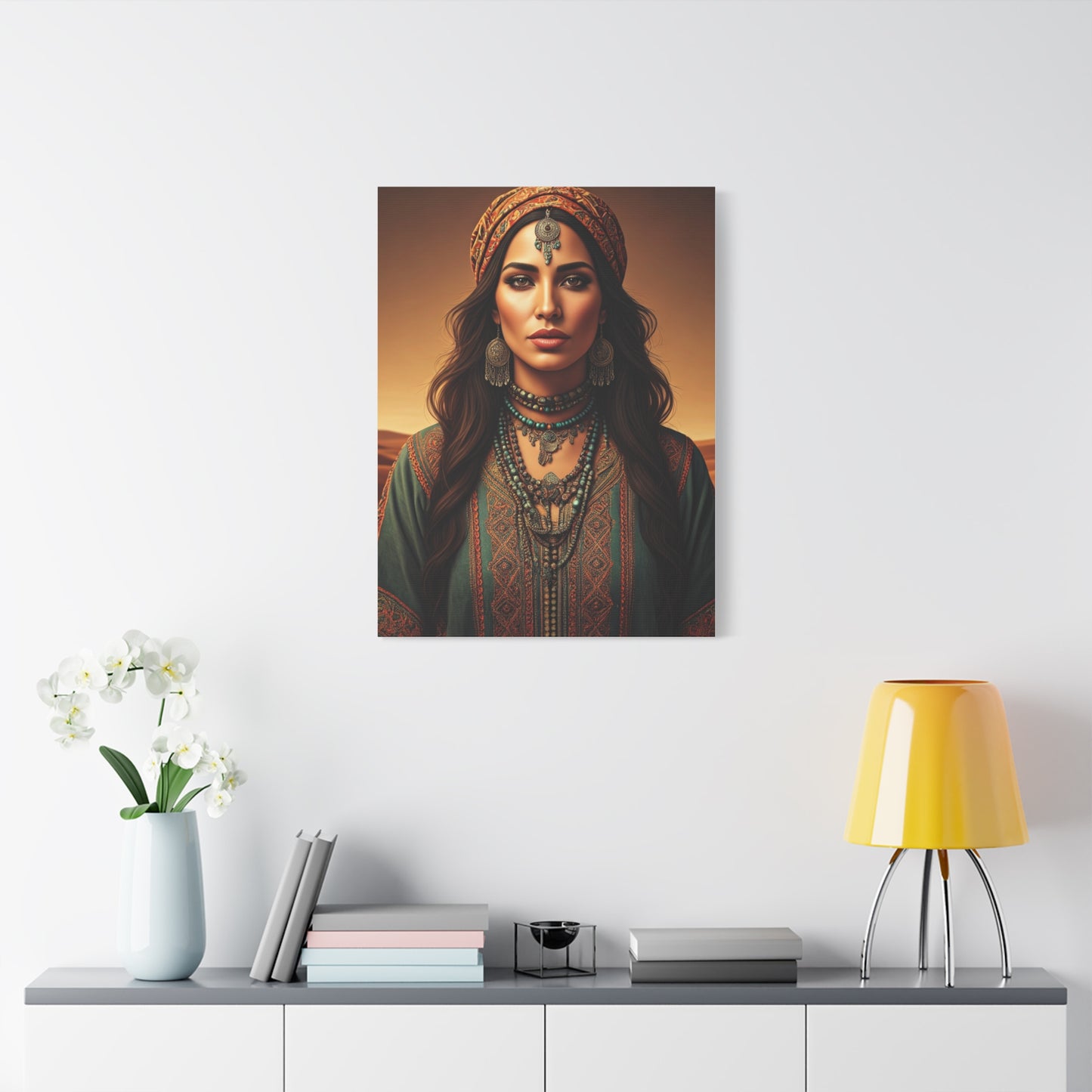 Tribal Grace Bohemian Queen Wall Art & Canvas Prints