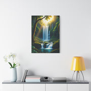 Enchanted Forest Waterfall Escape Wall Art & Canvas Prints
