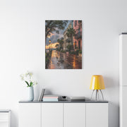 Charleston Battery District After Rain Wall Art & Canvas Print