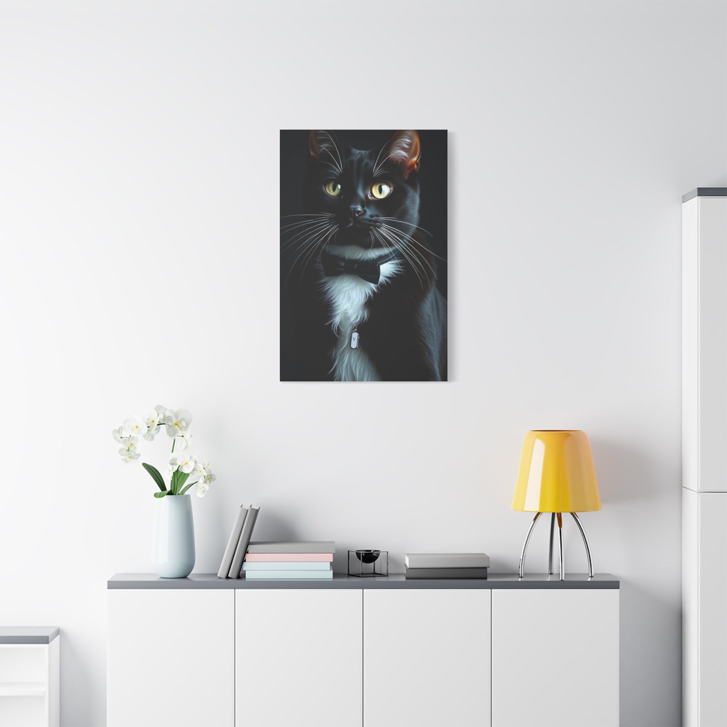 Elite Tuxedo Cat Art Vision Wall Art & Canvas Print