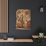 Desert Graffiti Botanical Street Wall Art & Canvas Print
