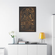 Victorian Ornate Bar Mirror Wall Art & Canvas Print