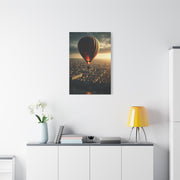 Hot Air Balloon City Horizon Wall Art & Canvas Prints