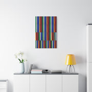 Offset Geometric Color-Field Wall Art & Canvas Print