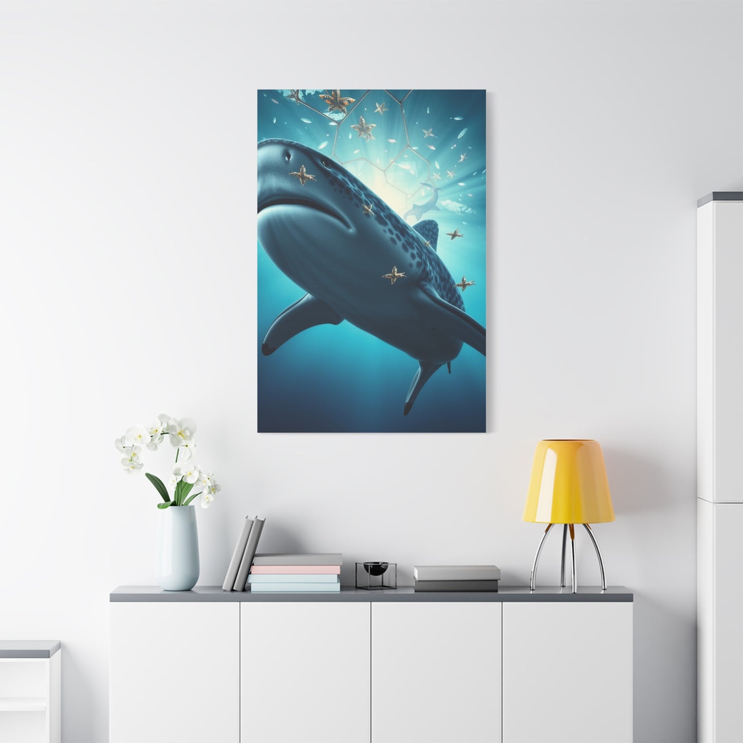 Vision Whale Shark Art Art Wall Art & Canvas Print