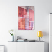Blush Acrylic Glass Illusion Wall Art & Canvas Print