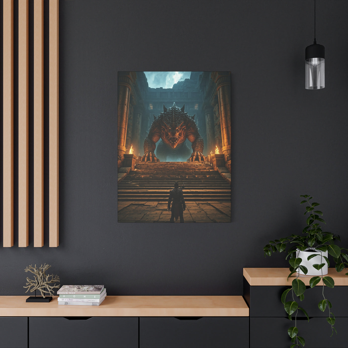 Colossal Dragon Guardian Wall Art & Canvas Prints
