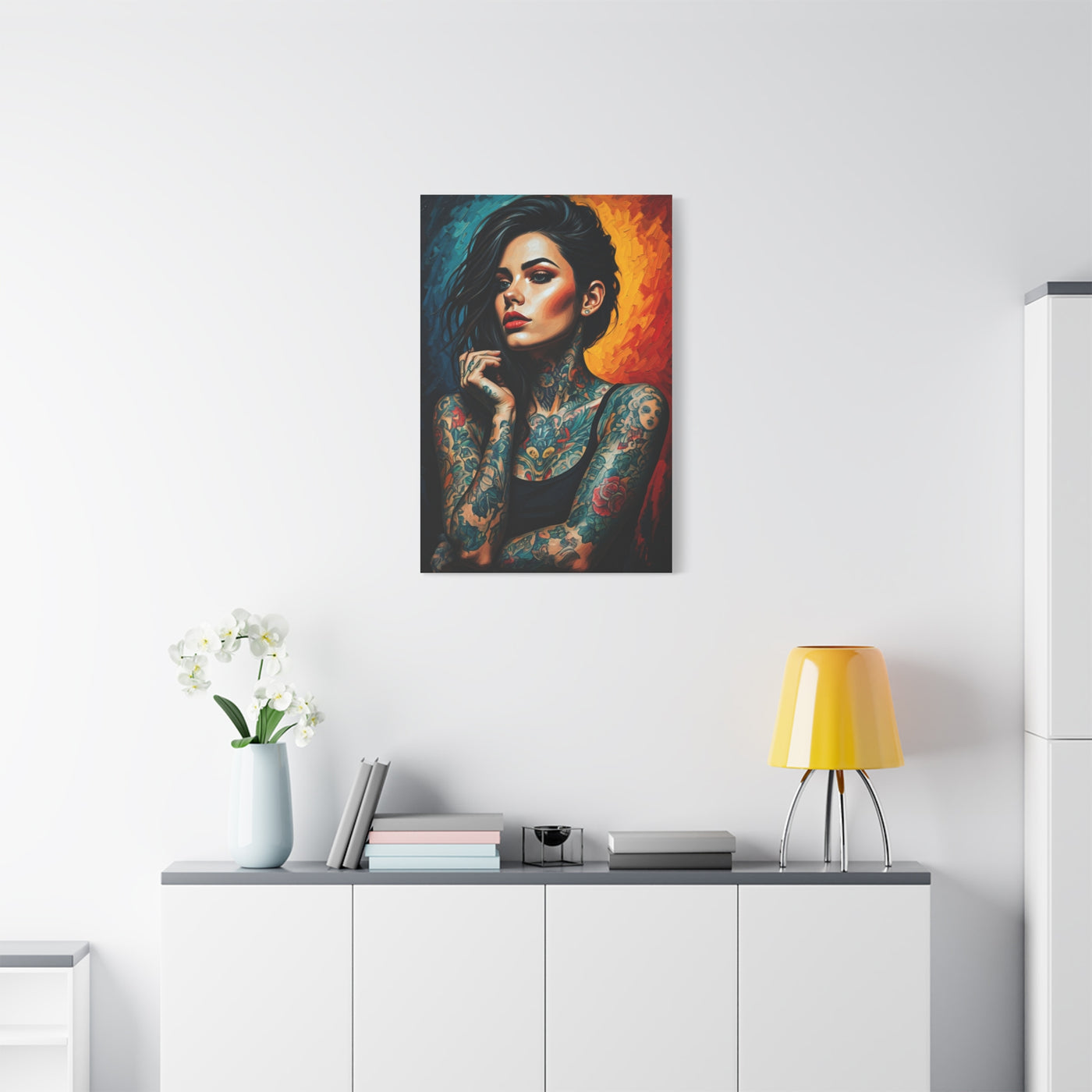 Ember Ink Muse Portrait Wall Art & Canvas Print