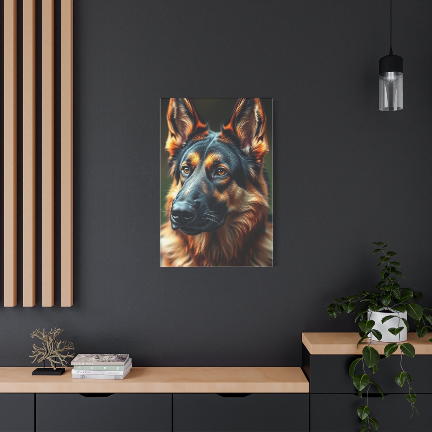 Vision German Shepherd Art Art Wall Art & Canvas Print