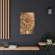 Artisan Woven Sunflower Relief Wall Art & Canvas Print