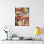 Celestial Desert Snake Folk Wall Art & Canvas Print