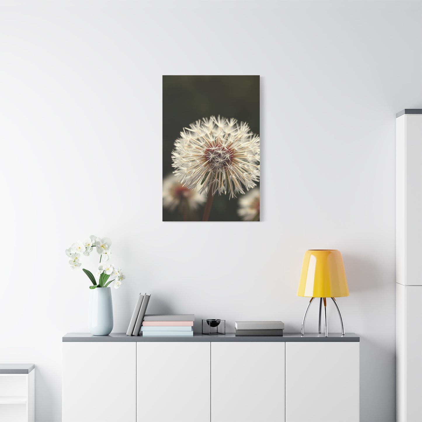 Dandelion Flower Art Supreme Canvas Wall Art & Canvas Print
