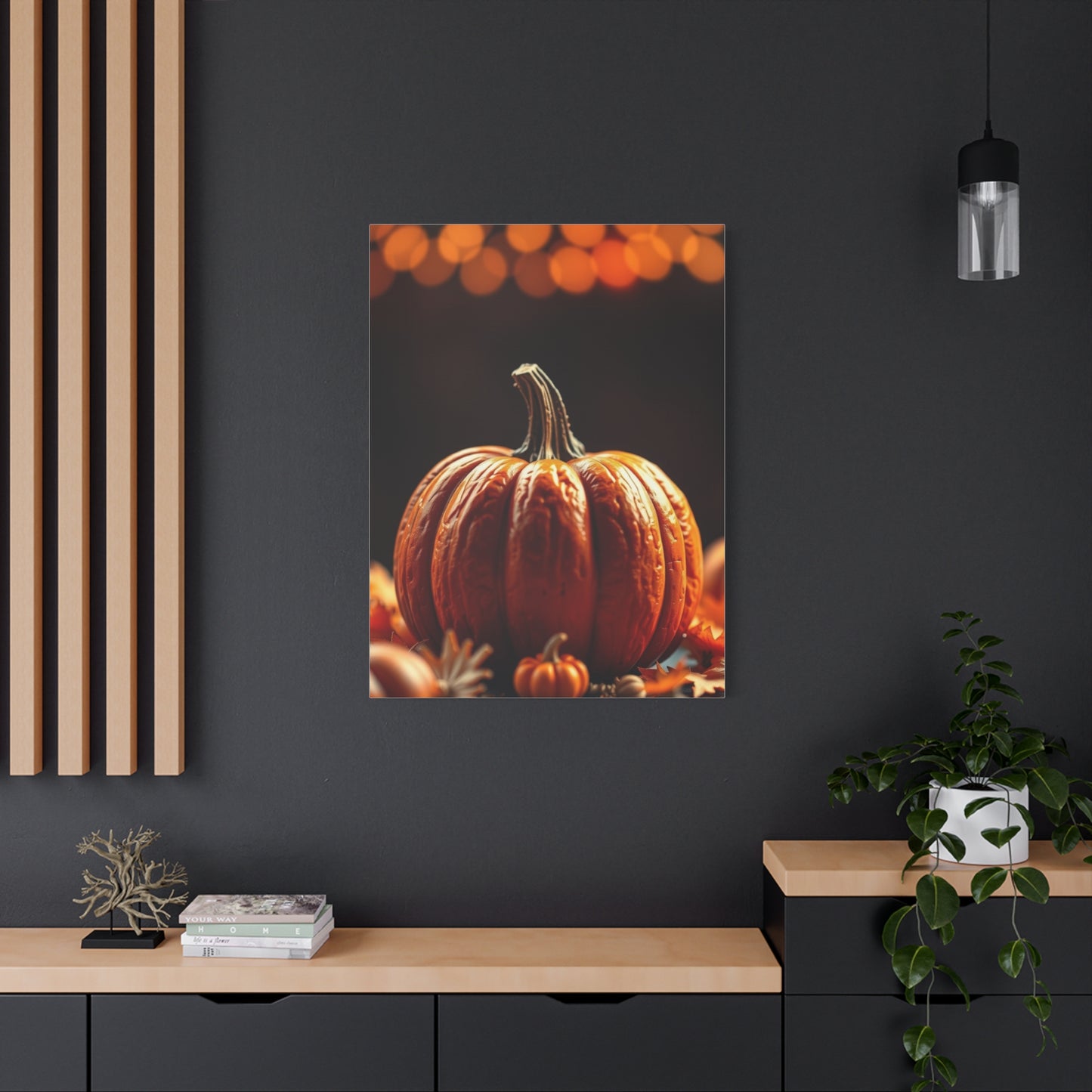 Golden Ember Tableau wall art & canvas print