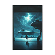 Storm Hangar Jet Silence Wall Art & Canvas Prints