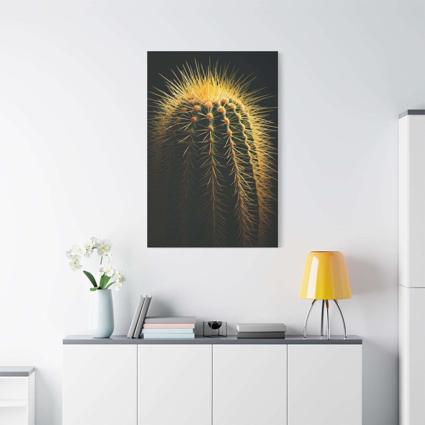 Desert Stone Barrel Cactus Wall Art & Canvas Prints