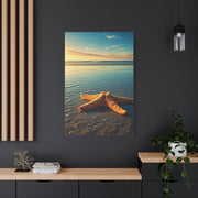Starfish Resting in Shallow Sunset Waters Wall Art & Canvas Prints