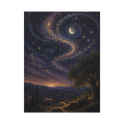 Psalm 8 Celestial Wonder Scripture Wall Art & Canvas Print