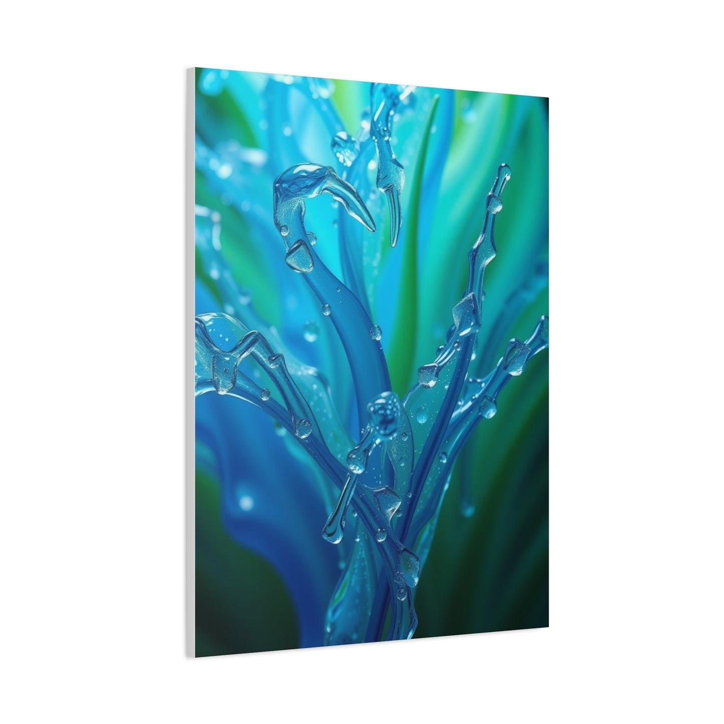 Blue & Green Art Supreme Canvas Wall Art & Canvas Print