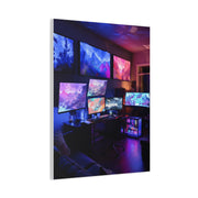Neon Fantasy Gaming Room Wall Art & Canvas Print