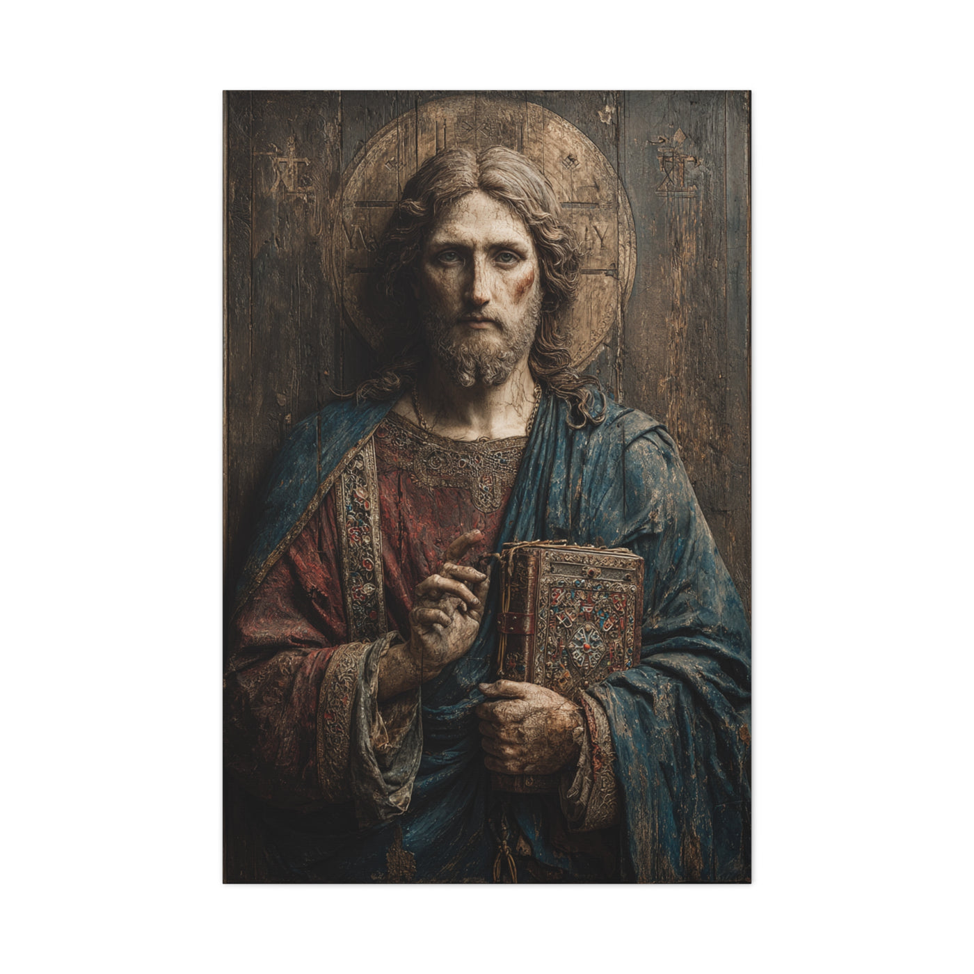 Sacred Icon of Christ Eternal Presence Wall Art & Canvas Print