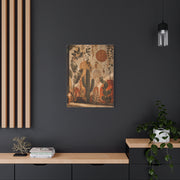 Desert Graffiti Botanical Street Wall Art & Canvas Print