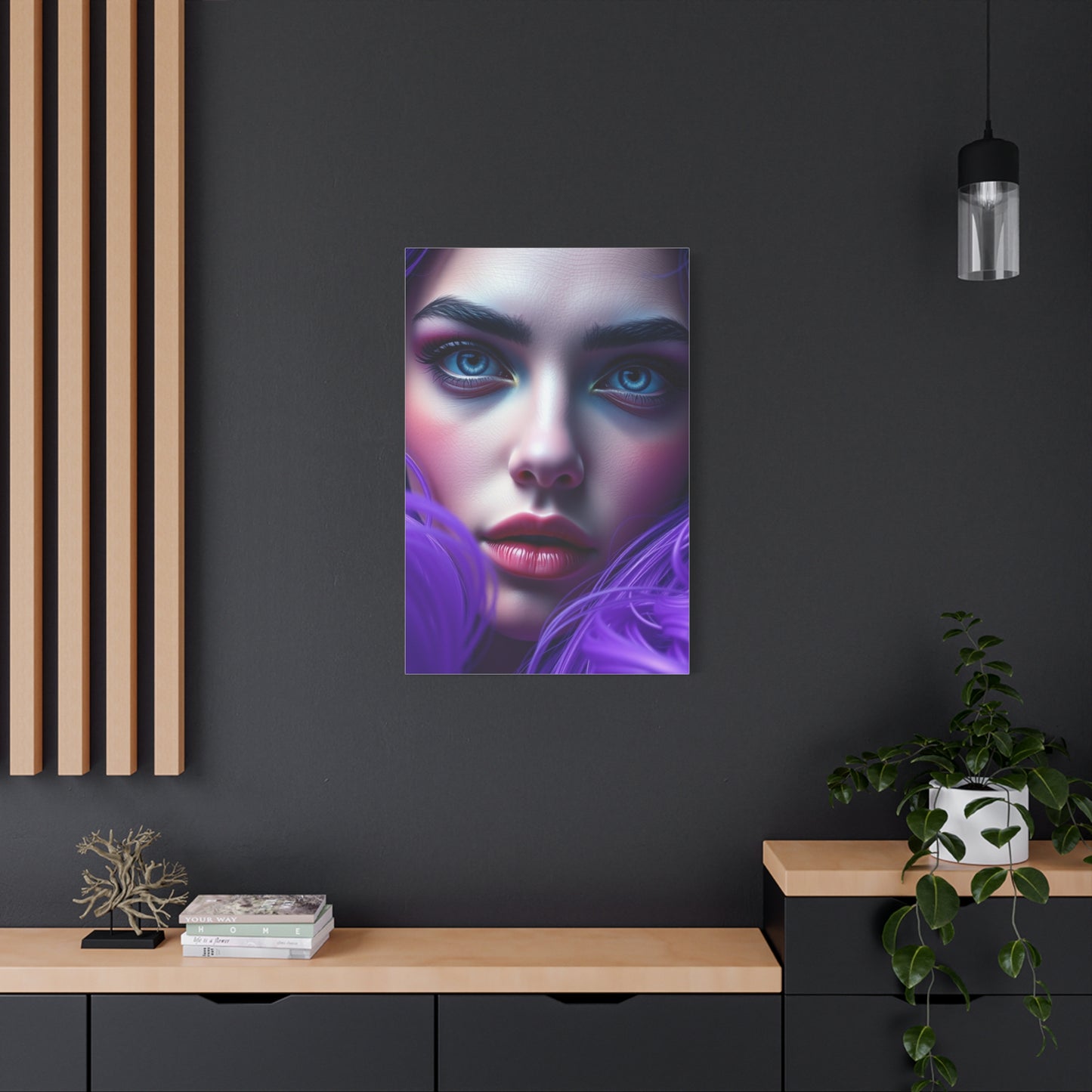 Amethyst Elegance Wall Décor