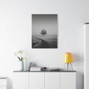 Lone Tree Winter Field Wall Art & Canvas Print