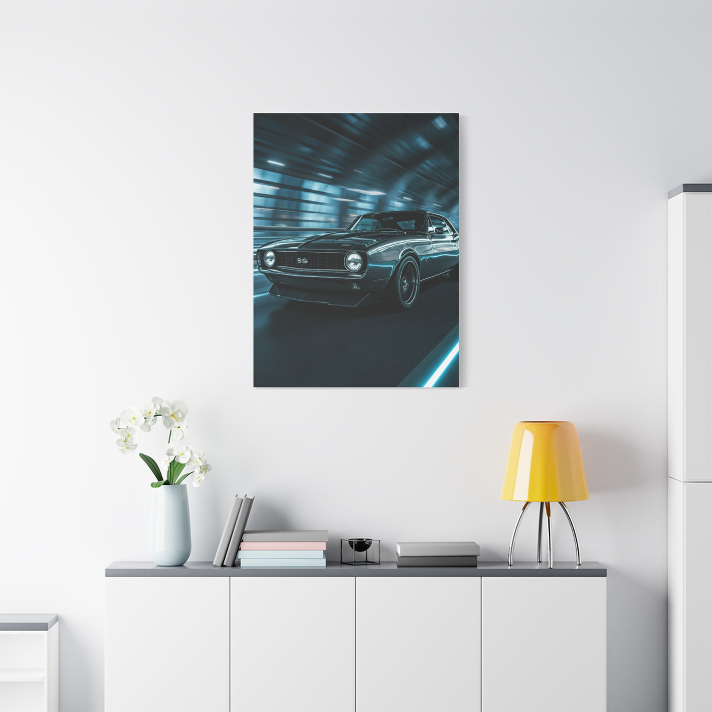 1969 Chevrolet Camaro SS Modernized Muscle Sprint Wall Art & Canvas Prints