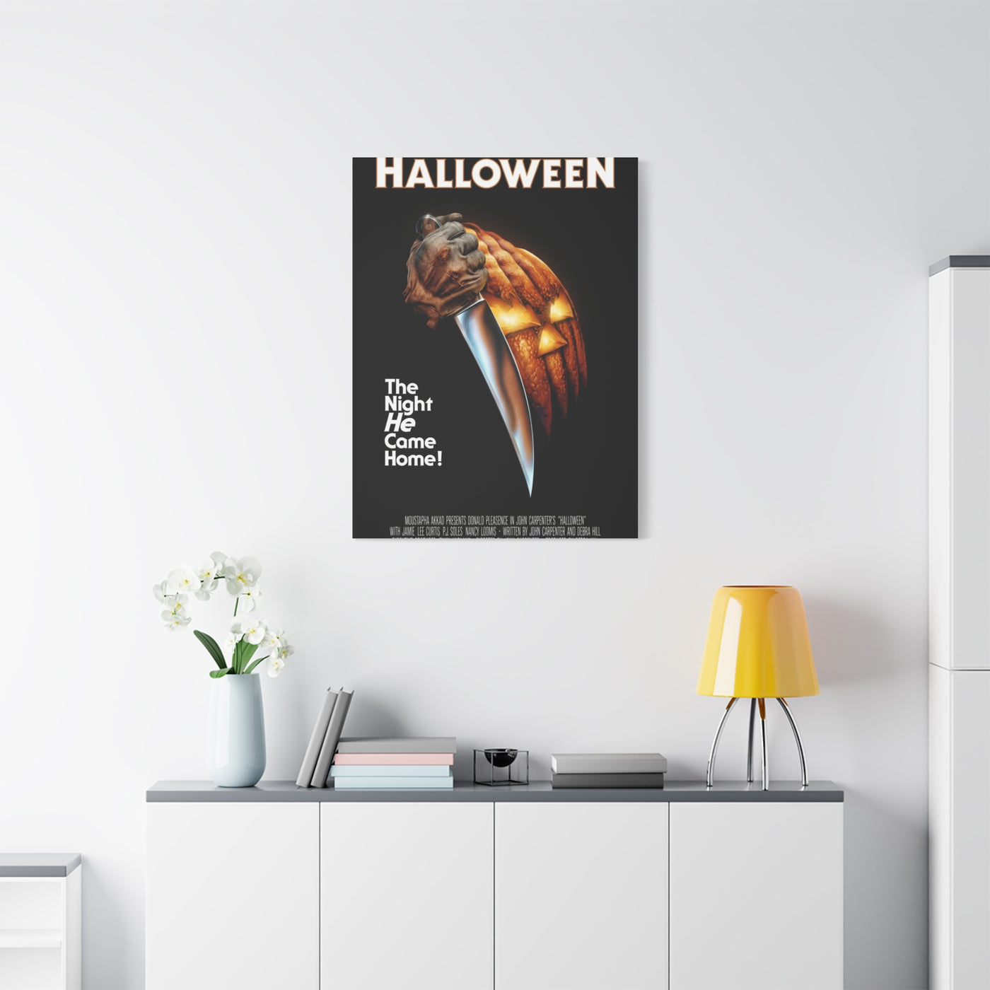 Halloween Movie Poster Wall Art & Canvas Print