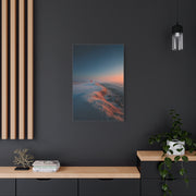 Frosted Coastal Green Minimal Golf Wall Art & Canvas Print