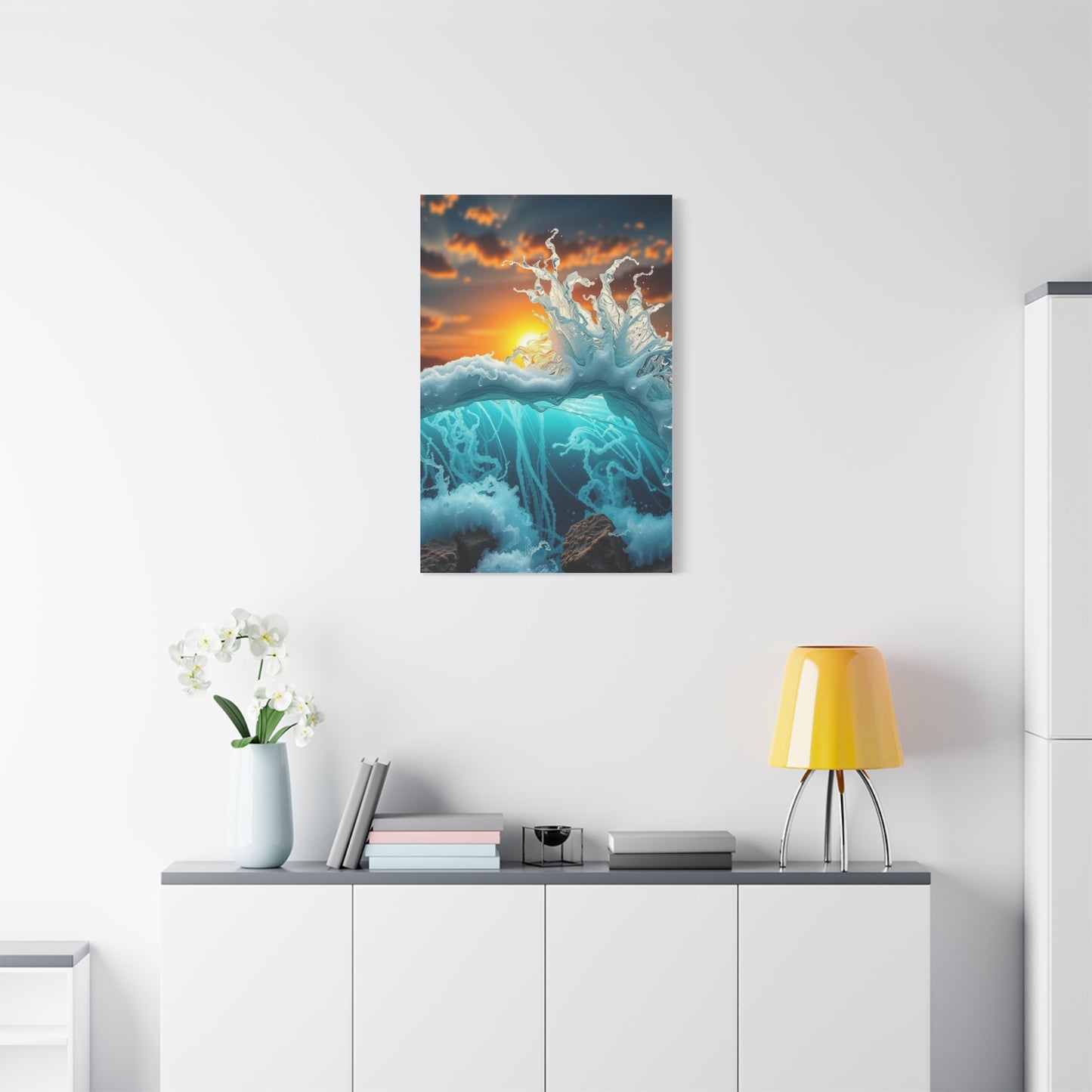 Harbor Reflections Artwork Wall Art & Canvas Print
