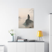 Misty Shore Mermaid Serenity Wall Art & Canvas Print