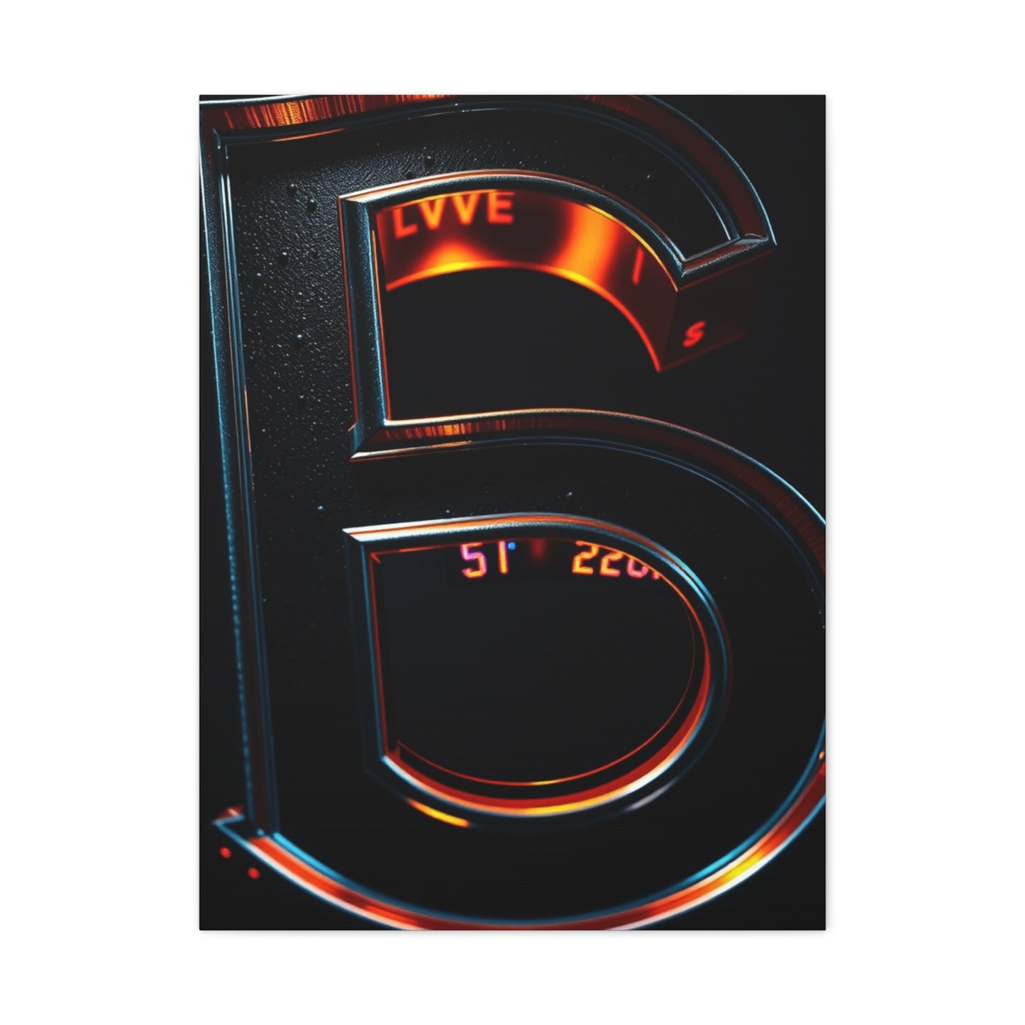 Alphabet & Letter B Art Refined Canvas Wall Art & Canvas Print