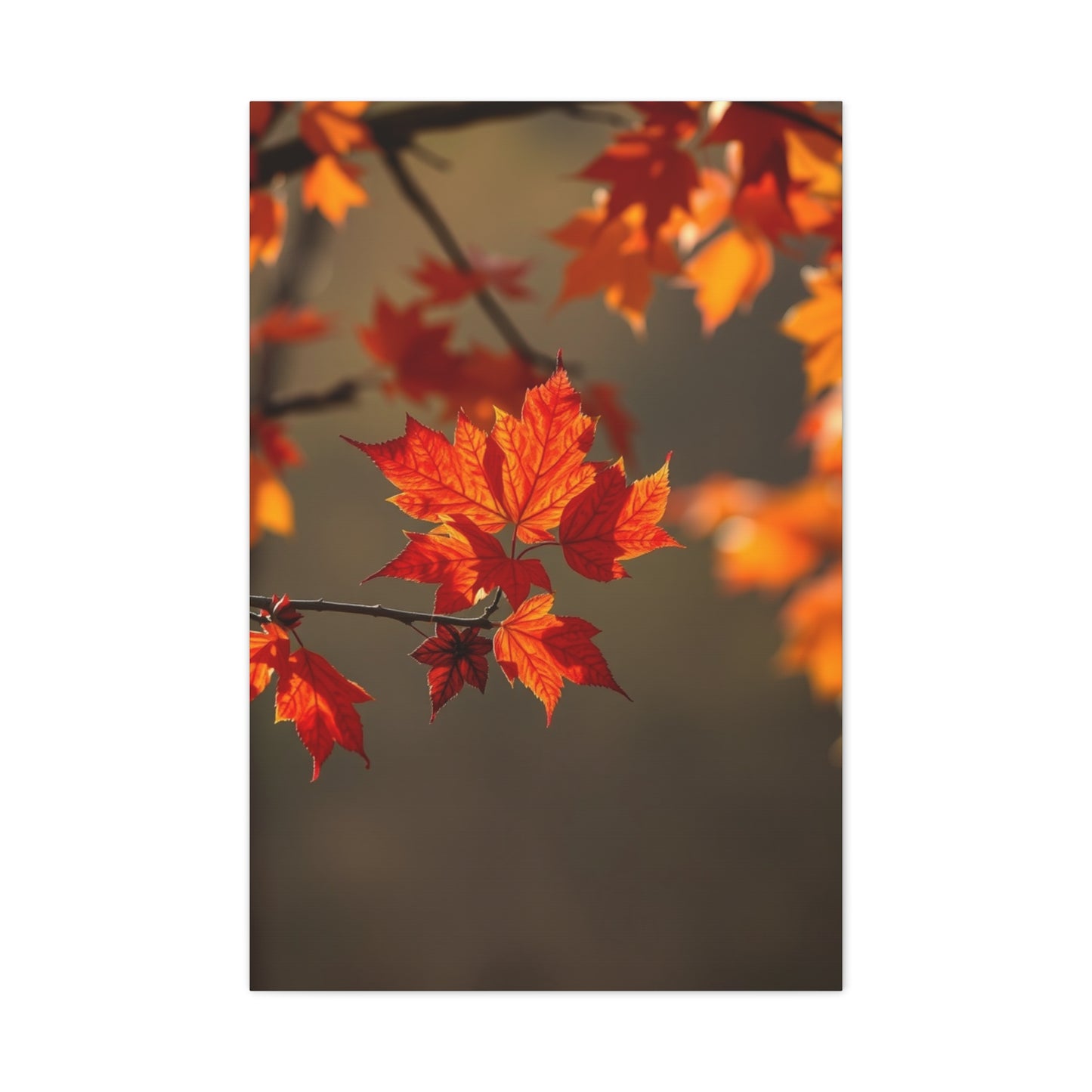 Golden Ember Season Canvas