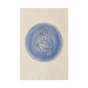 Minimal Thinker Line Art Composition Wall Art & Canvas Print