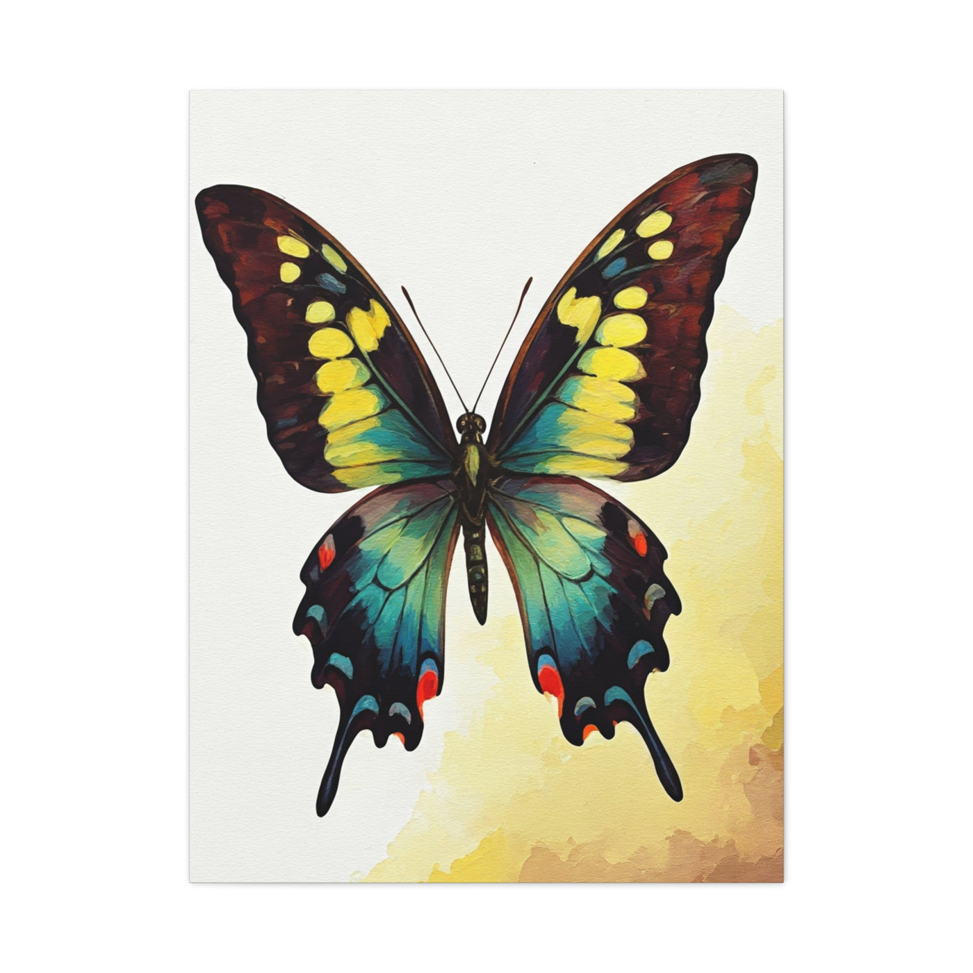 Multicolor Fantasy Butterfly Wall Art & Canvas Prints