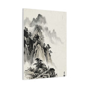 Japanese Sumi-e Mountain Path Wall Art & Canvas Print