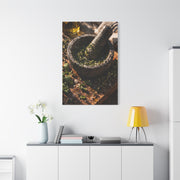 Rustic Herb Mortar and Pestle Wall Art & Canvas Print