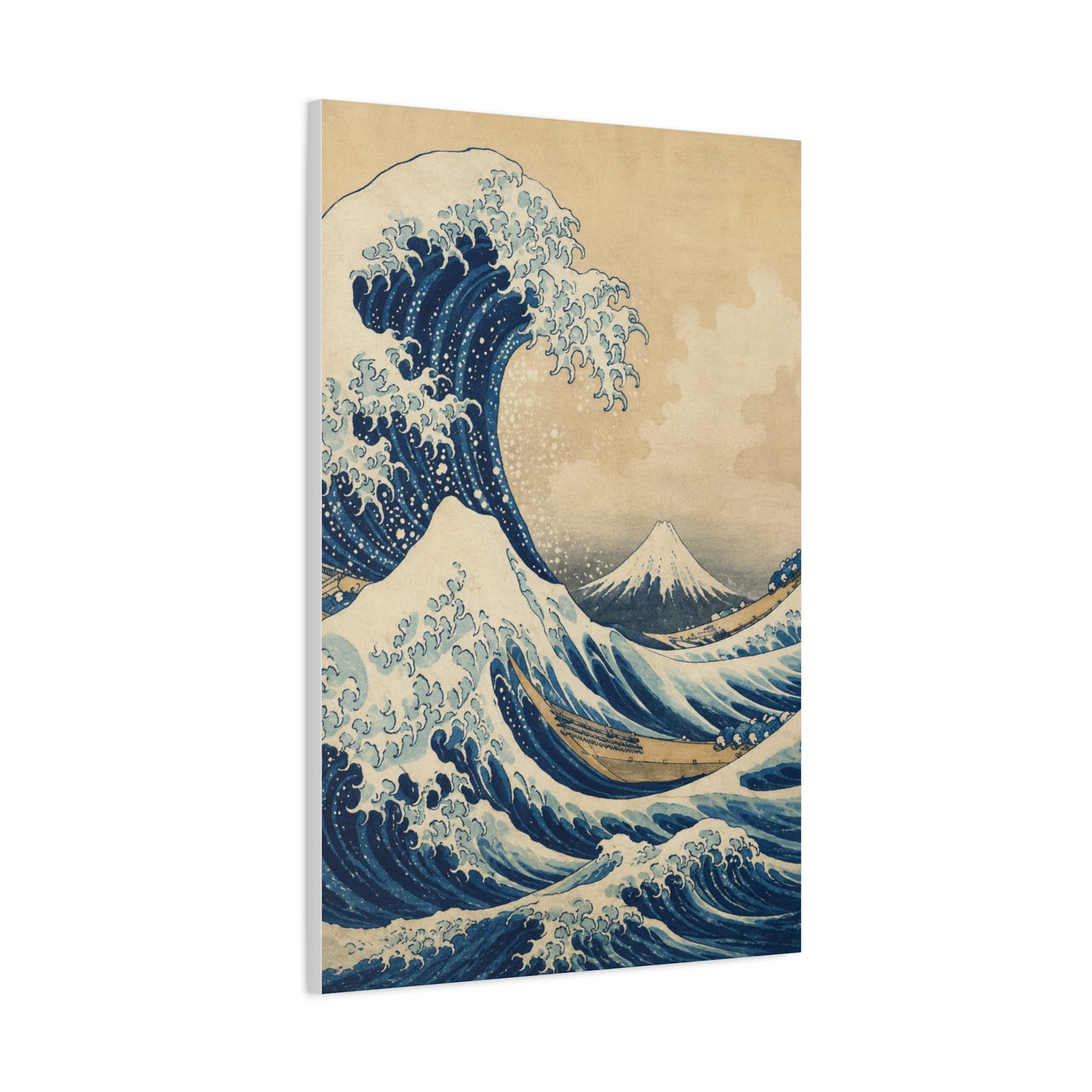 Classic Great Wave Ukiyo-E Interpretation Wall Art & Canvas Print