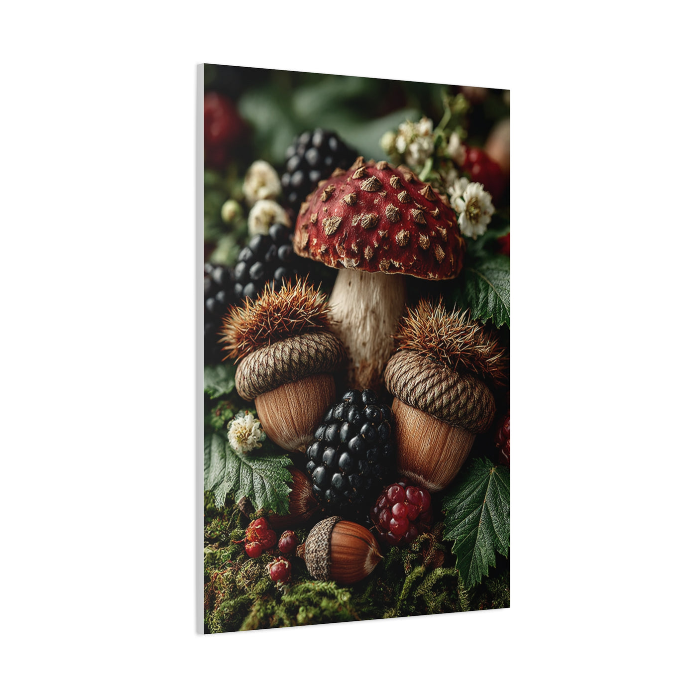 Woodland Harvest Still Life Wall Art & Canvas Print