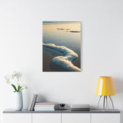 Sea Foam Shoreline Texture Wall Art & Canvas Prints