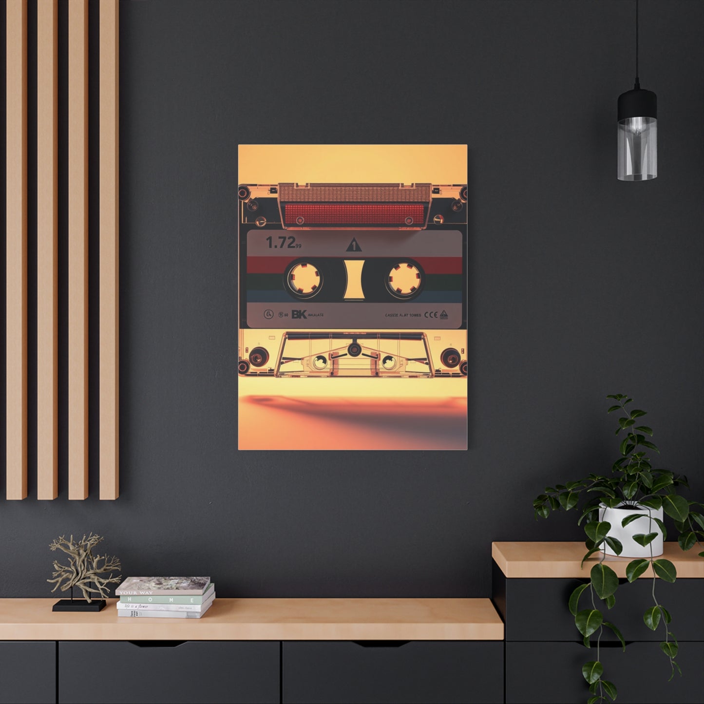 Cassette Tapes Art Luxury Canvas Wall Art & Canvas Print