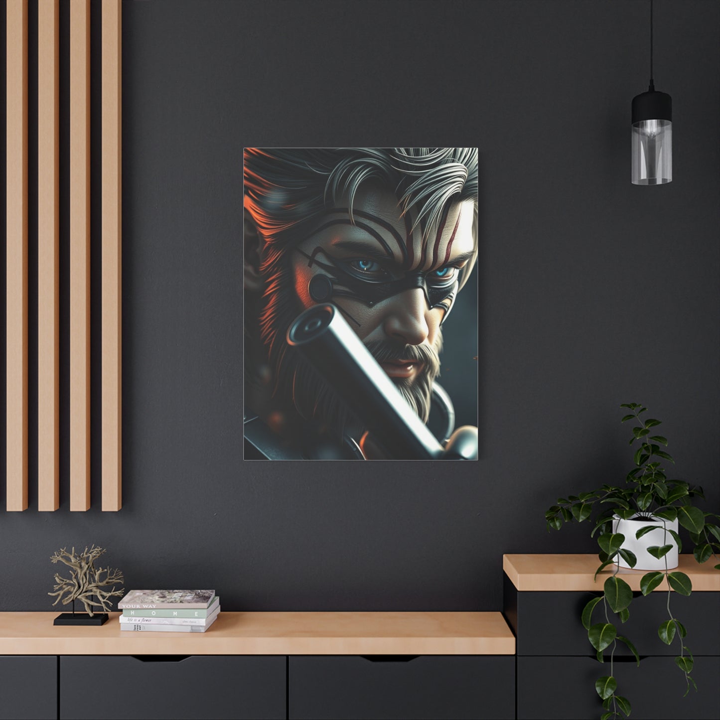 Vision Metal Gear Solid Art Art Wall Art & Canvas Print