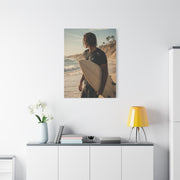 Coastal Surf Reflection Portrait Wall Art & Canvas Print