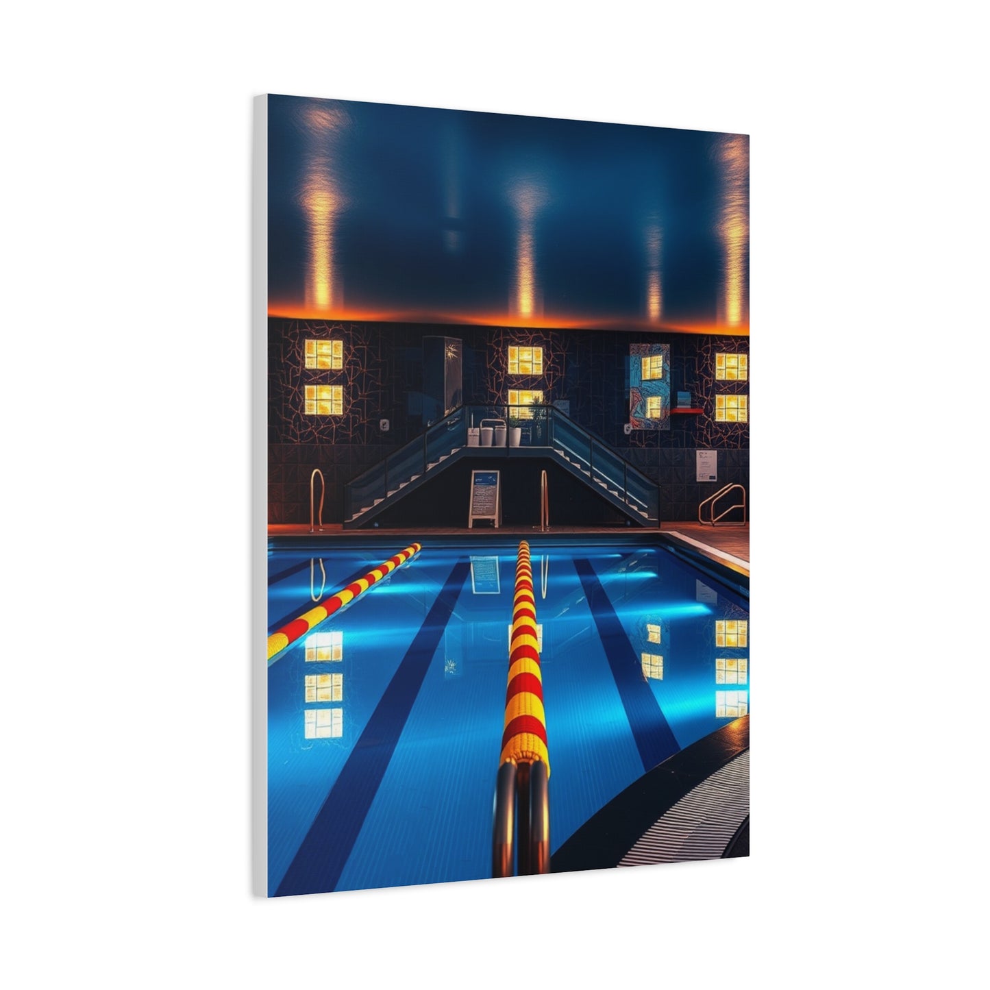 Supreme Swimming Pool Art Beautiful Collection Wall Art & Canvas Print