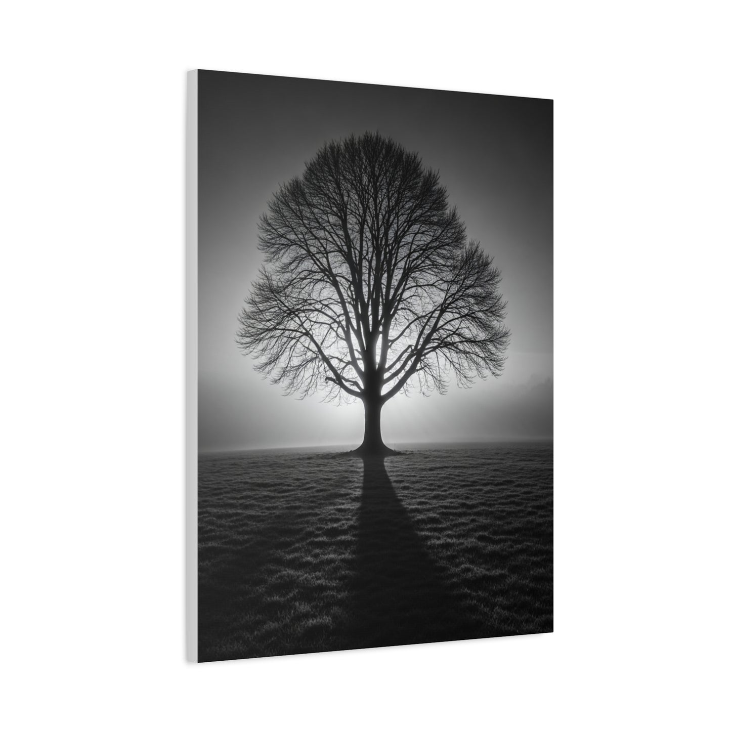 Lone Tree Silhouette Dawn Wall Art & Canvas Prints
